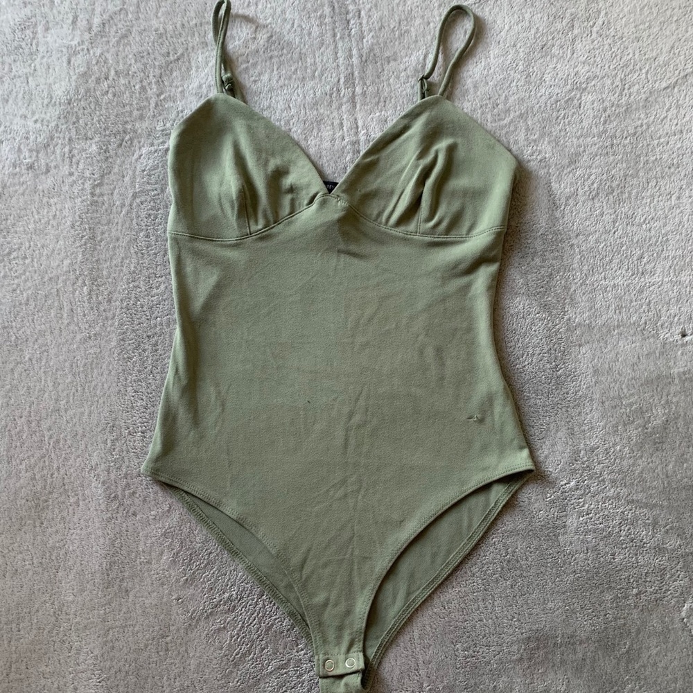 Olive Green Body Suit